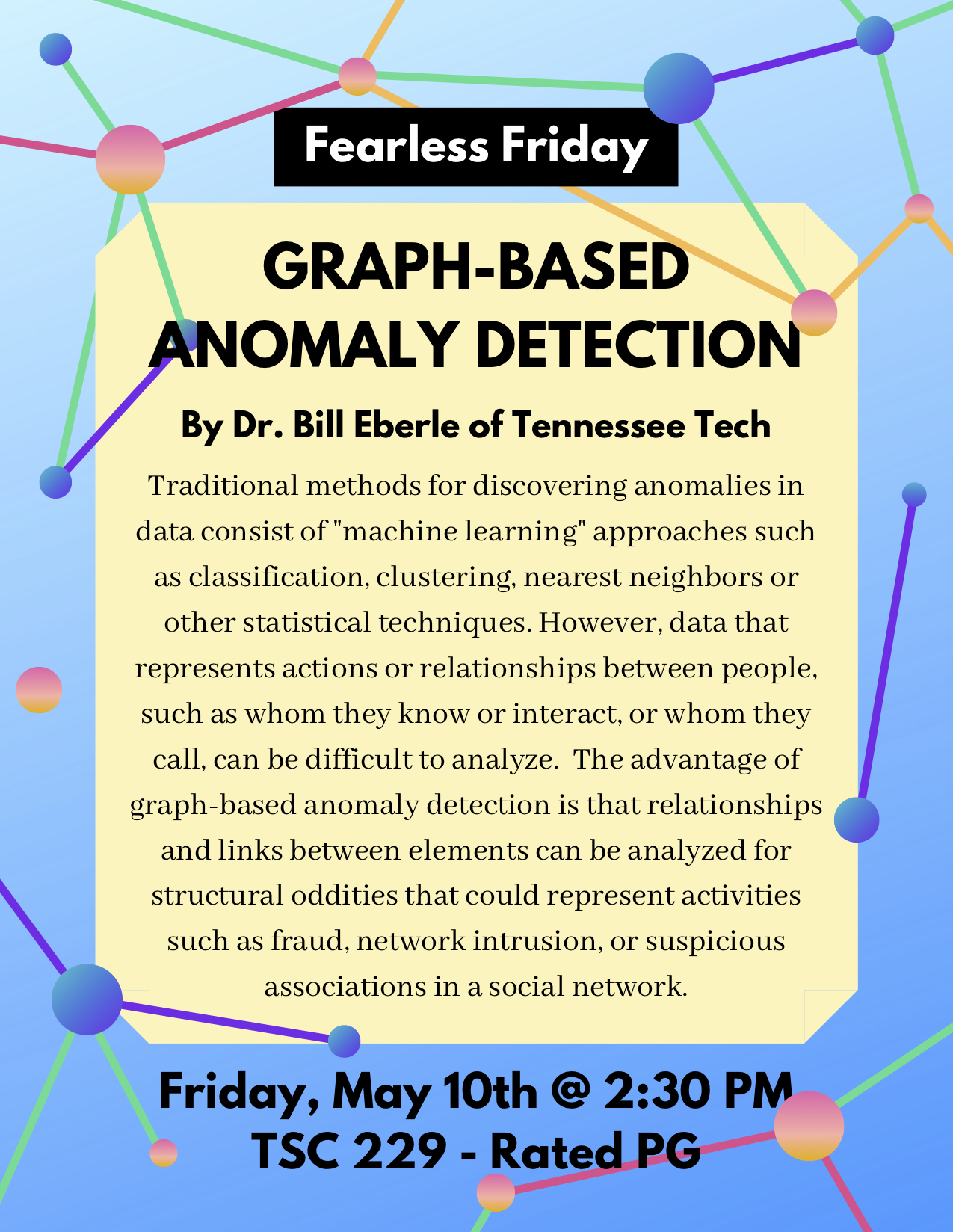 May 10 Graph-Based Anomaly Detection